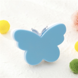 Sommerfugl natlampe med lyssensor - Blå